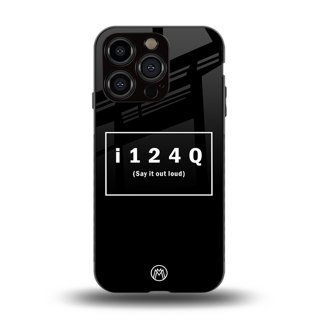 i124q back phone cover | glass case for iphone 13 pro