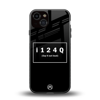 i124q back phone cover | glass case for iphone 13