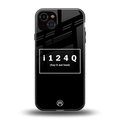 i124q back phone cover | glass case for iphone 14 plus