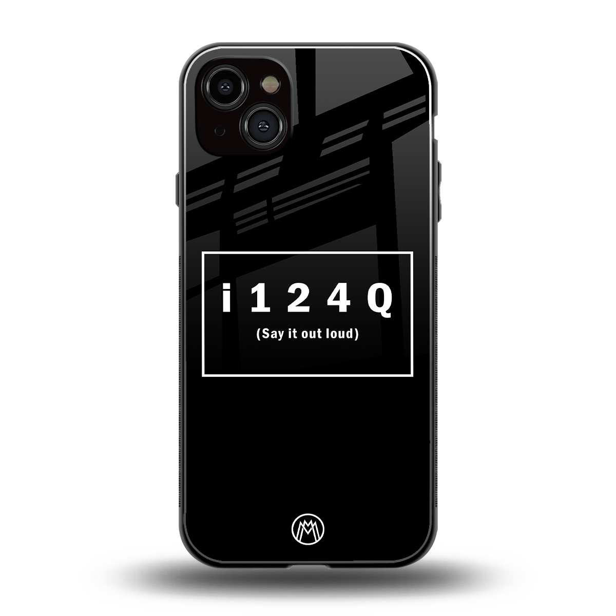 i124q back phone cover | glass case for iphone 14 plus