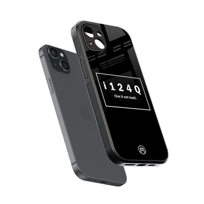 i124q back phone cover | glass case for iphone 15 plus