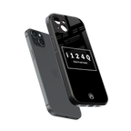 i124q back phone cover | glass case for iphone 14 plus
