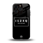 i124q back phone cover | glass case for iphone 14 pro