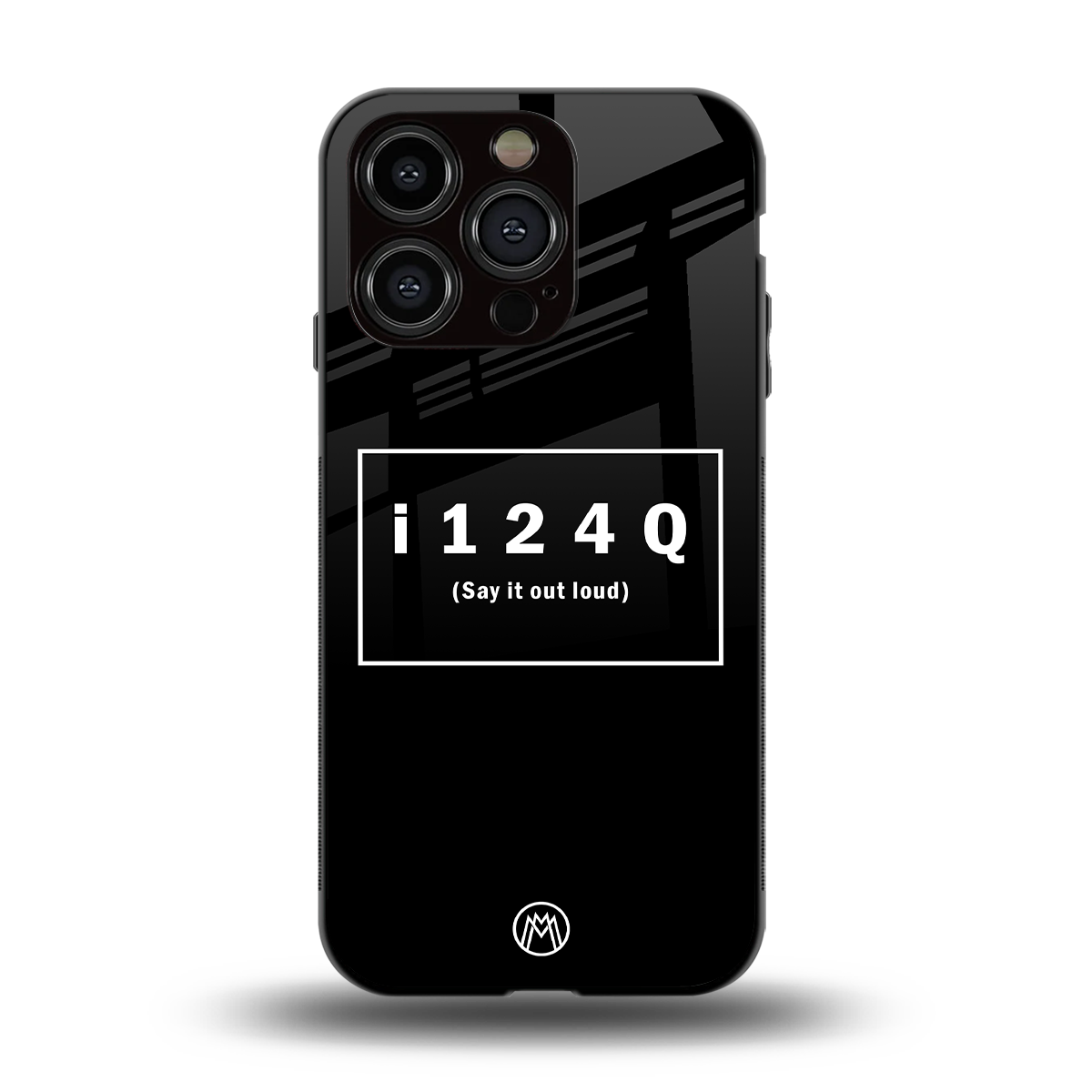 i124q back phone cover | glass case for iphone 14 pro