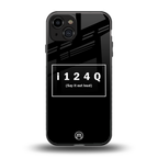 i124q back phone cover | glass case for iphone 15