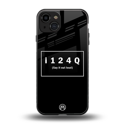 i124q back phone cover | glass case for iphone 15