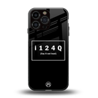i124q back phone cover | glass case for iphone 16 pro max