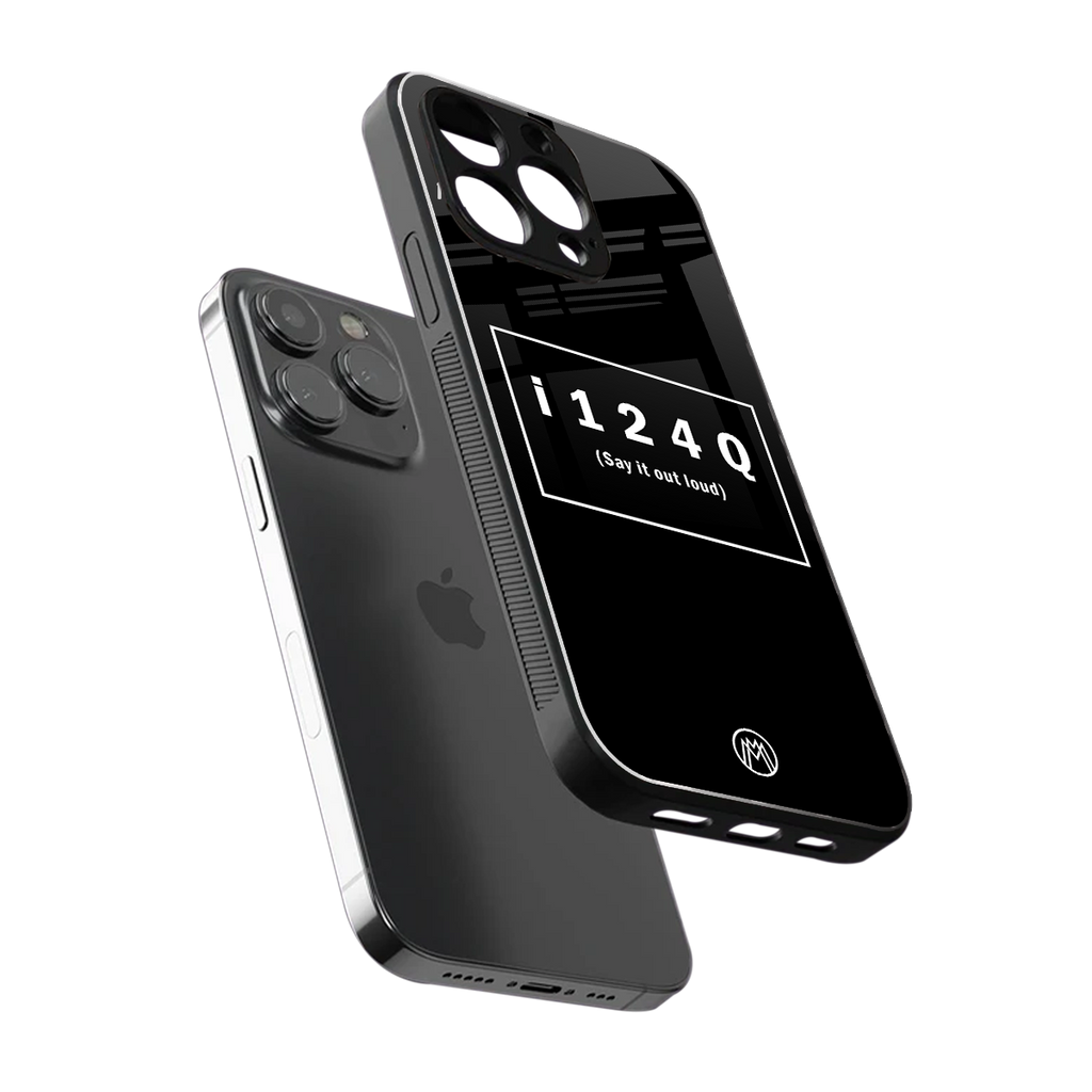 i124q back phone cover | glass case for iphone 16 pro max