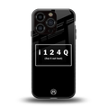 i124q back phone cover | glass case for iphone 16 pro