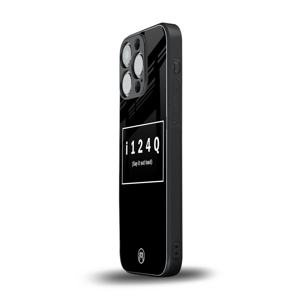 i124q back phone cover | glass case for iphone 16 pro