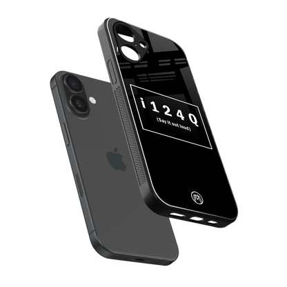 i124q back phone cover | glass case for iphone 16