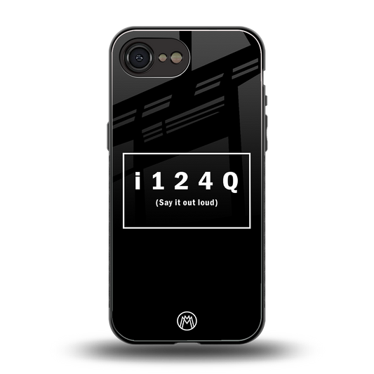 i124q back phone cover | glass case for iphone 16e