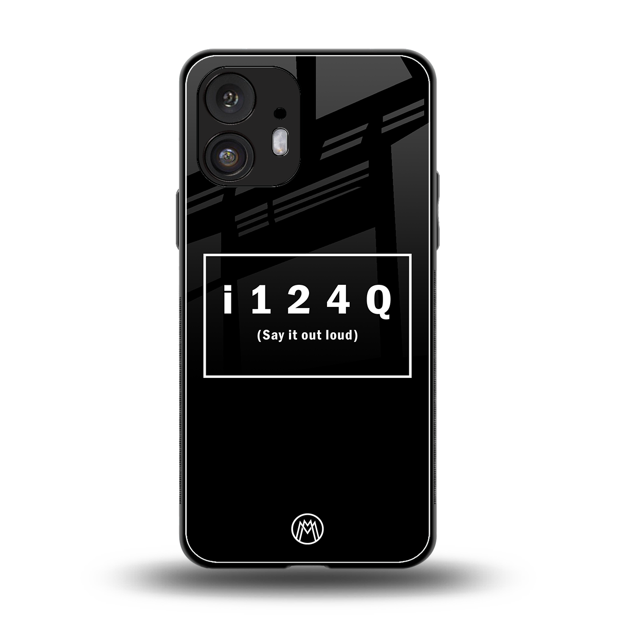 i124q back phone cover | glass case for nothing phone 2