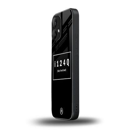 i124q back phone cover | glass case for nothing phone 2