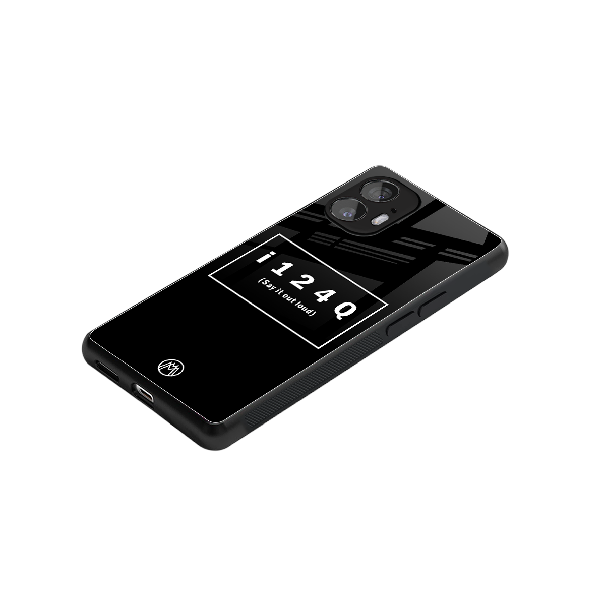 i124q back phone cover | glass case for nothing phone 2