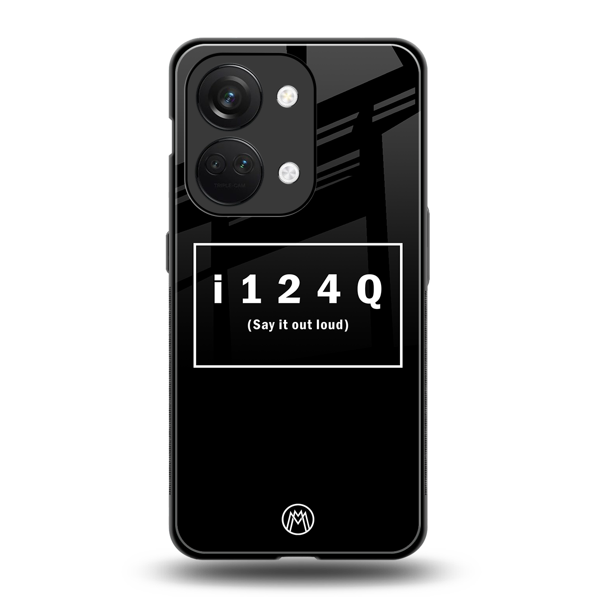 i124q back phone cover | glass case for oneplus nord 3