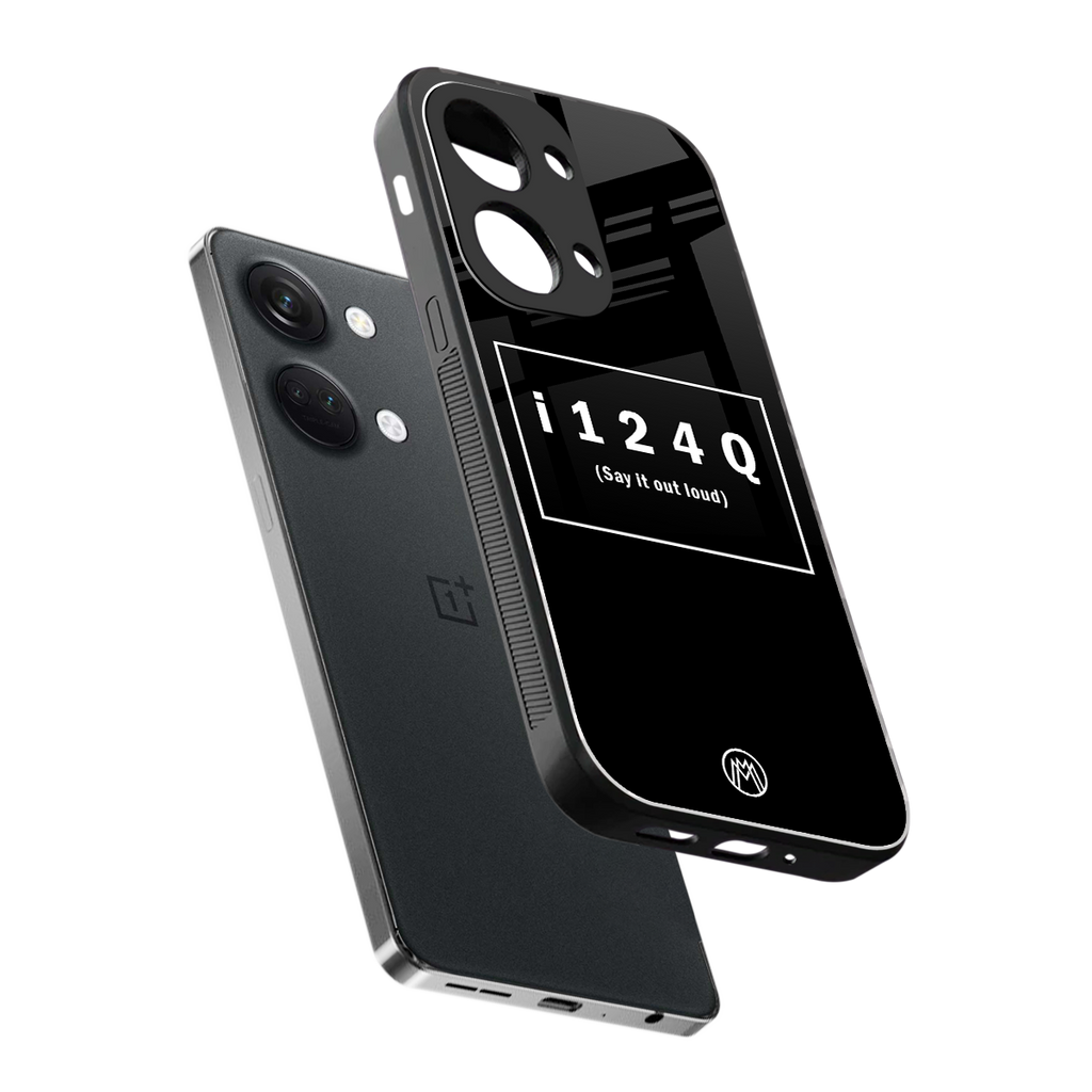 i124q back phone cover | glass case for oneplus nord 3
