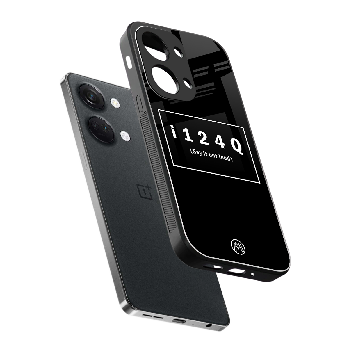 i124q back phone cover | glass case for oneplus nord 3