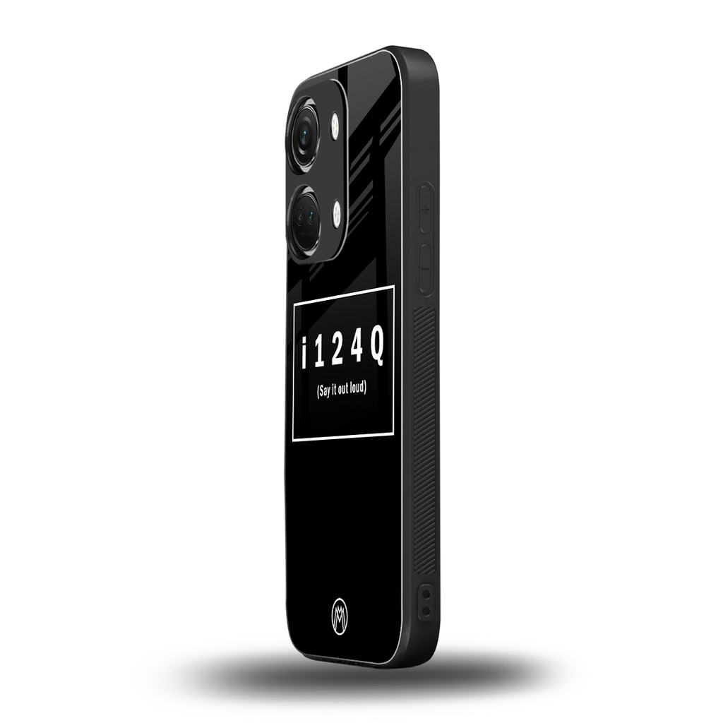 i124q back phone cover | glass case for oneplus nord 3