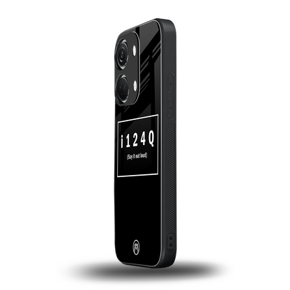 i124q back phone cover | glass case for oneplus nord 3