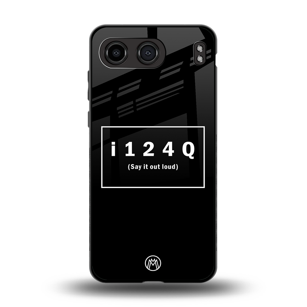 i124q back phone cover | glass case for oneplus nord 4