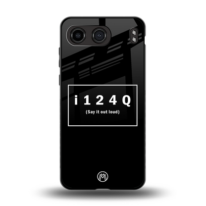 i124q back phone cover | glass case for oneplus nord 4