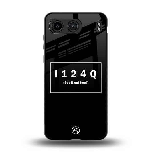 i124q back phone cover | glass case for oneplus nord 4
