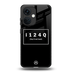 i124q back phone cover | glass case for oneplus nord ce 3