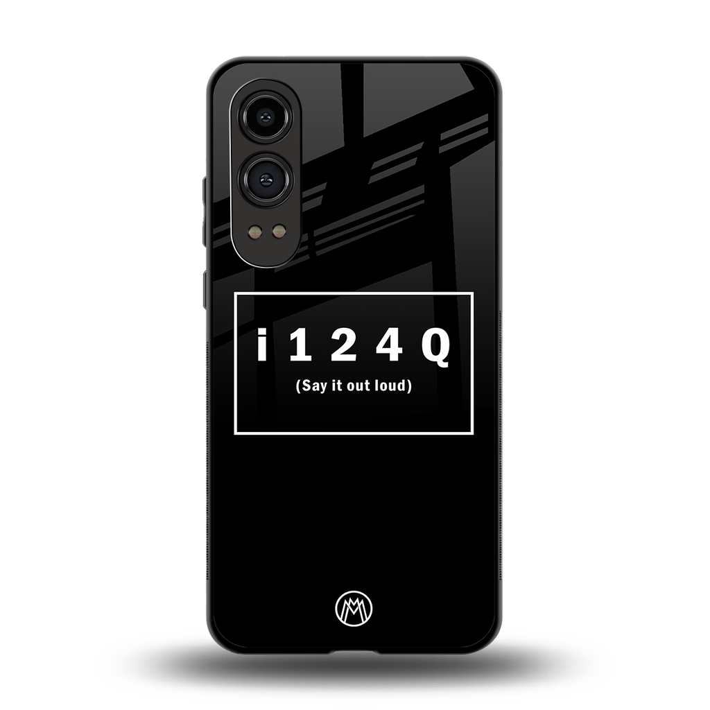 i124q back phone cover | glass case for oneplus nord ce 4 lite