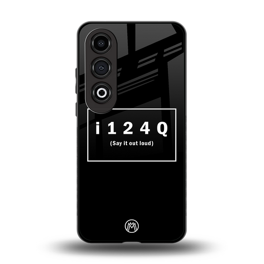 i124q back phone cover | glass case for oneplus nord ce 4