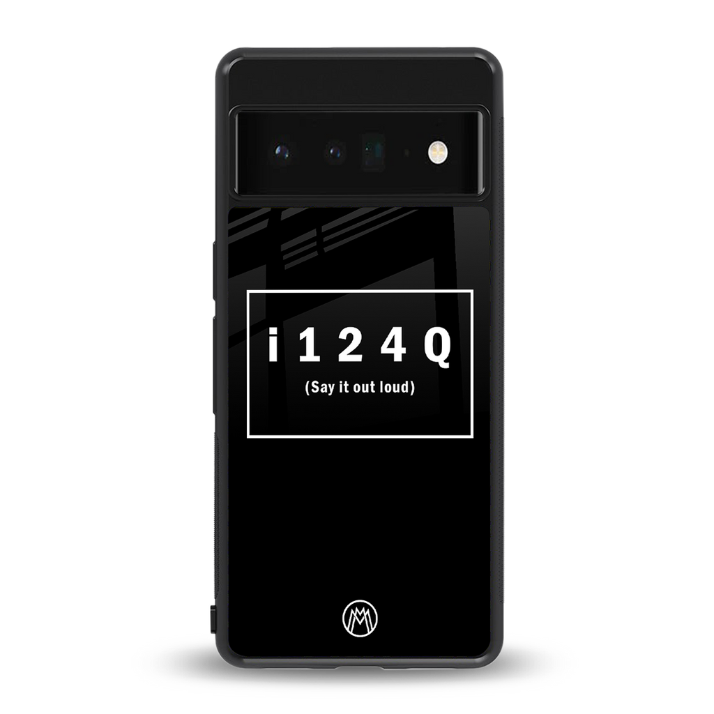 i124q back phone cover | glass case for google pixel 6 pro