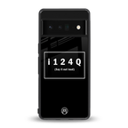 i124q back phone cover | glass case for google pixel 6 pro