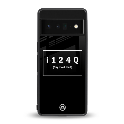 i124q back phone cover | glass case for google pixel 6 pro