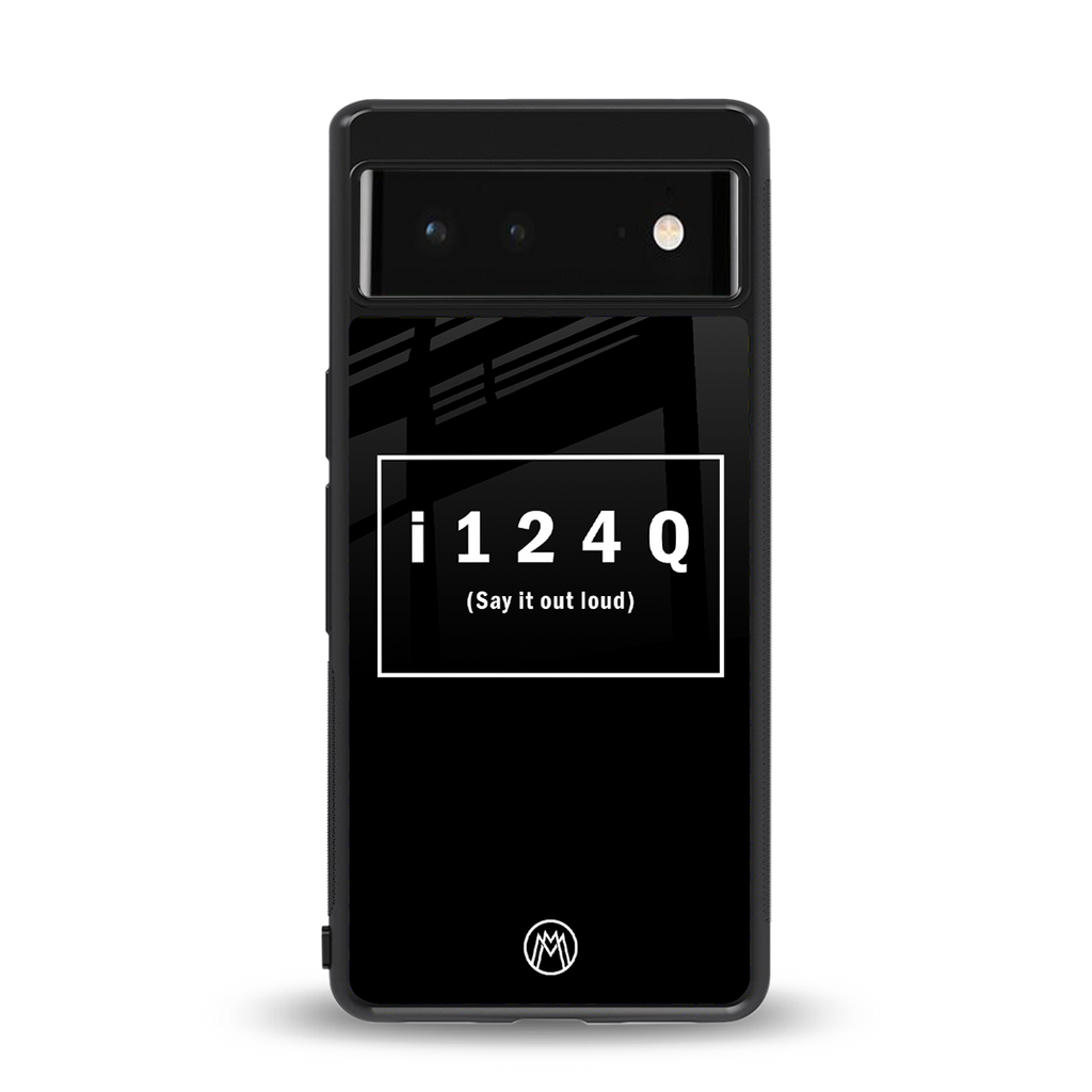 i124q back phone cover | glass case for Google Pixel 6A