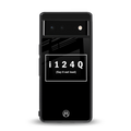 i124q back phone cover | glass case for Google Pixel 6A