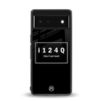 i124q back phone cover | glass case for Google Pixel 6A