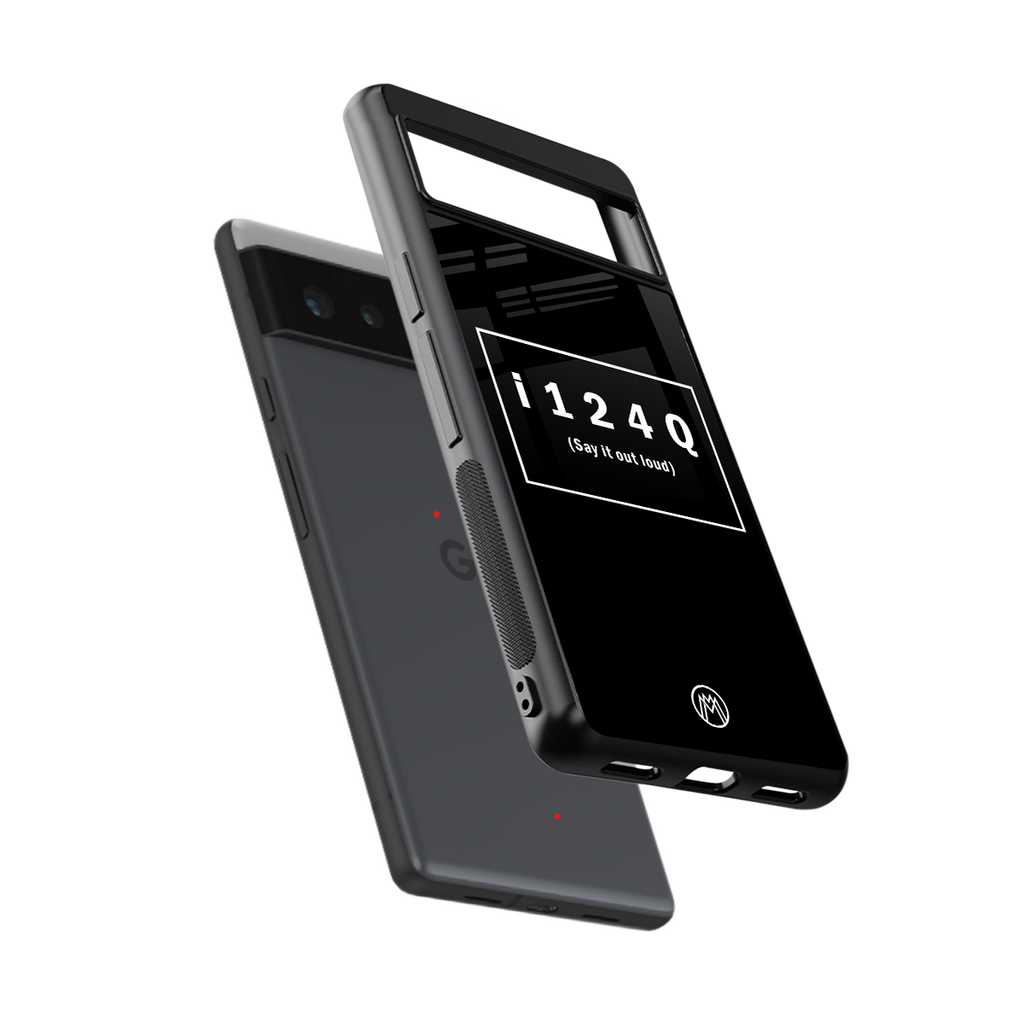 i124q back phone cover | glass case for Google Pixel 6A