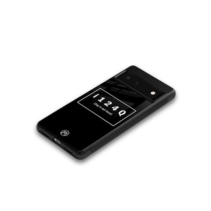 i124q back phone cover | glass case for Google Pixel 6A