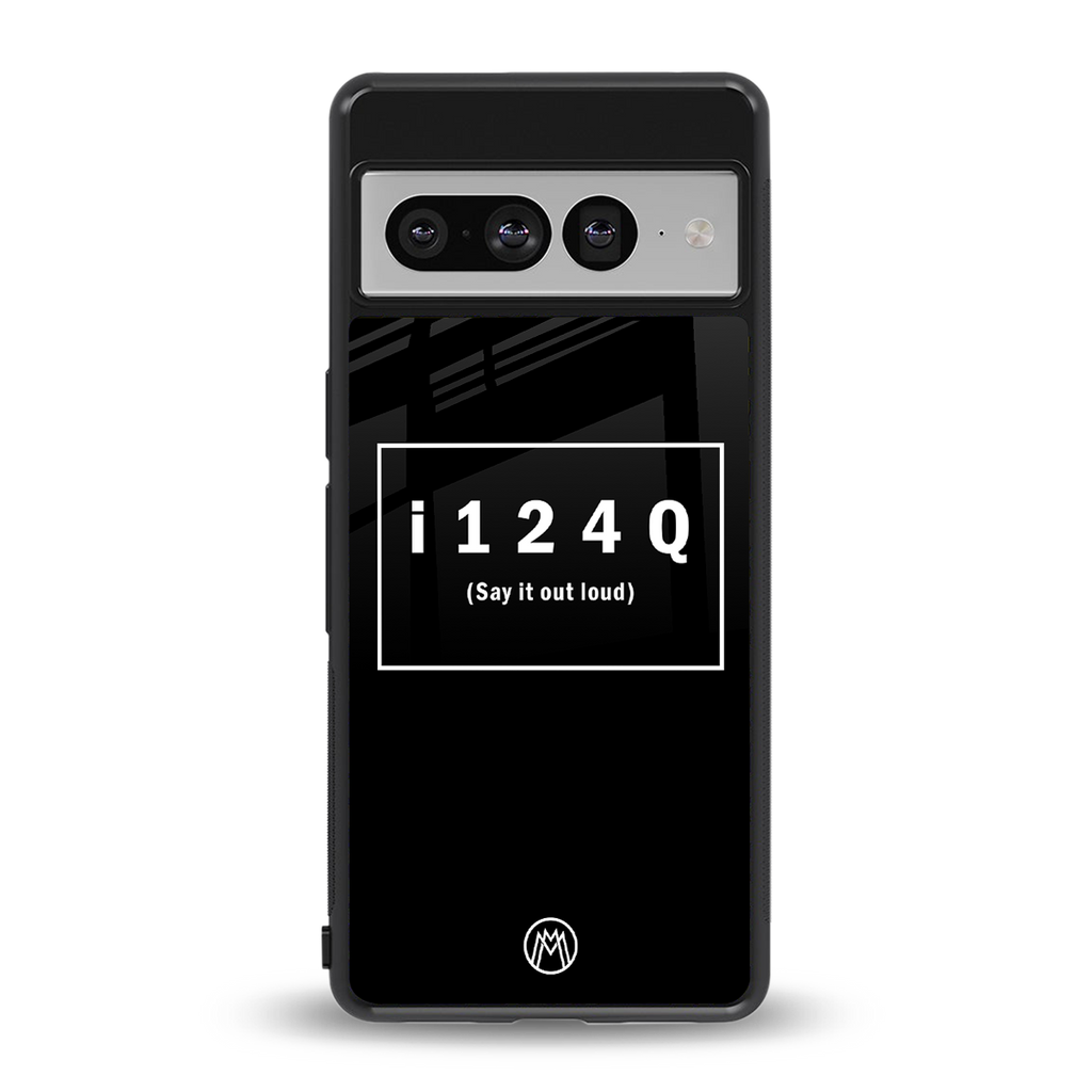 i124q back phone cover | glass case for google pixel 7 pro