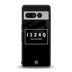 i124q back phone cover | glass case for google pixel 7 pro