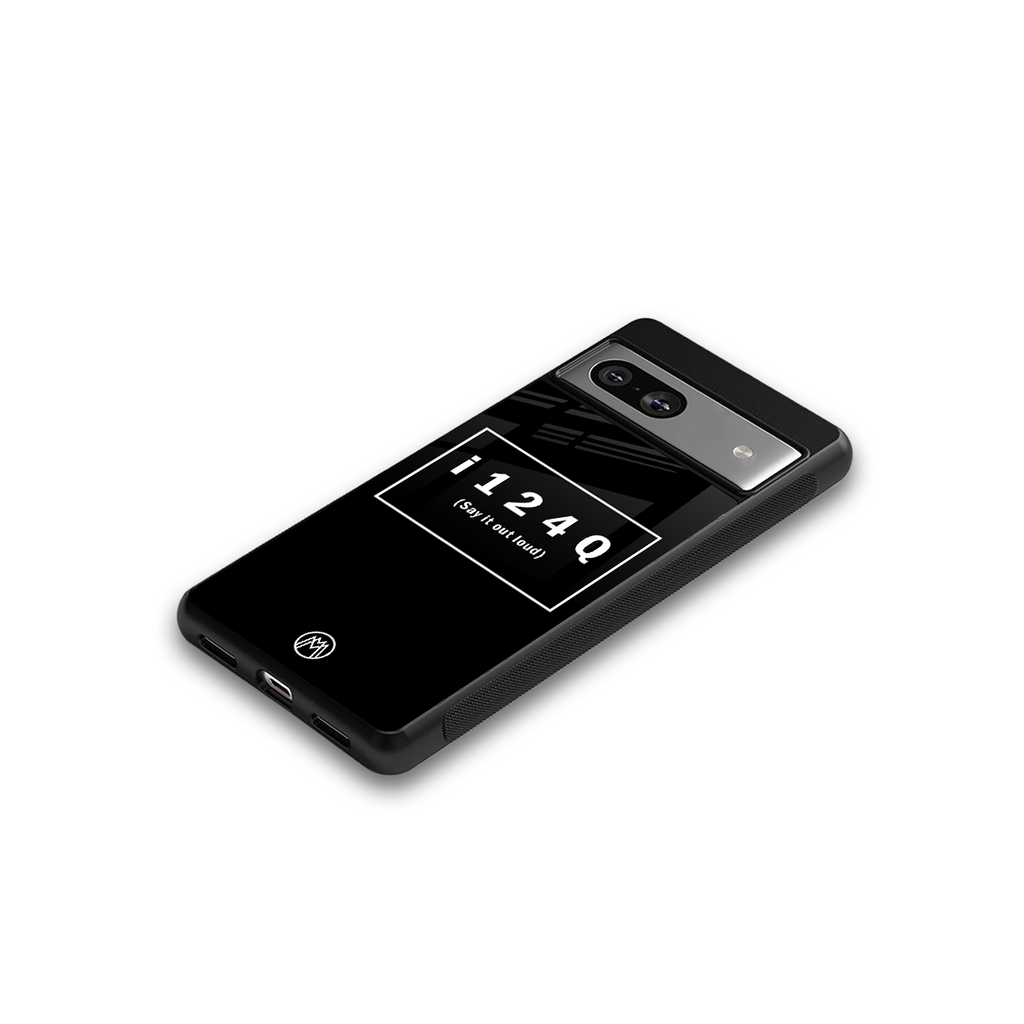 i124q back phone cover | glass case for Google Pixel 7A