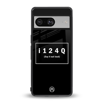 i124q back phone cover | glass case for Google Pixel 8