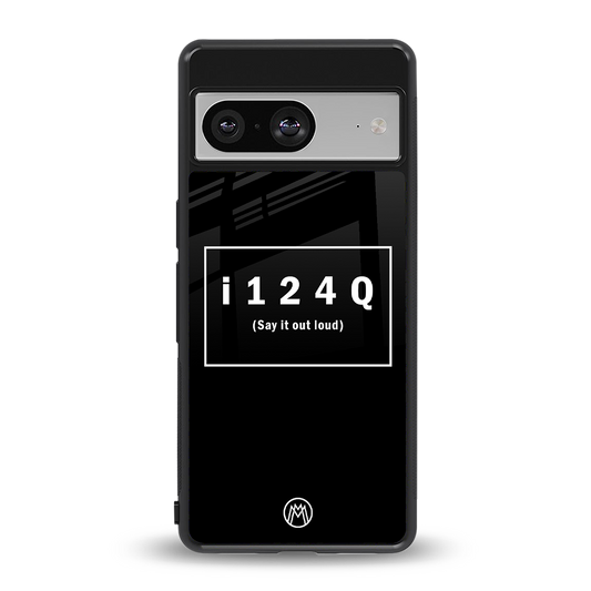 i124q back phone cover | glass case for Google Pixel 8