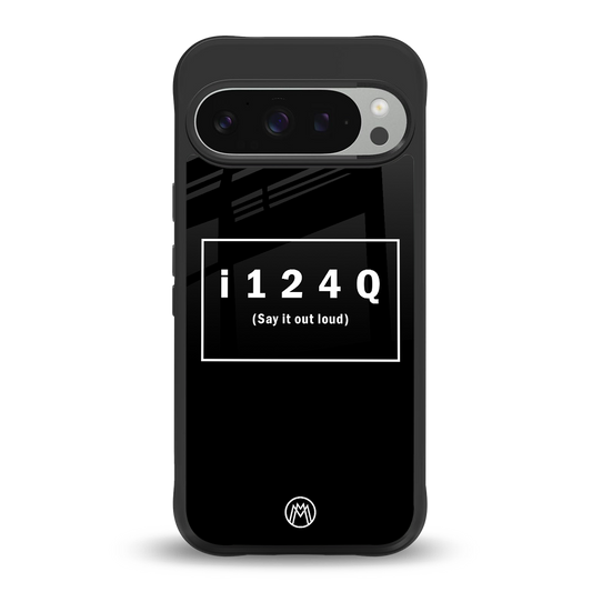 i124q back phone cover | glass case for google pixel 9 pro xl