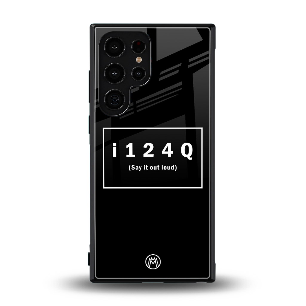 i124q back phone cover | glass case for samsung galaxy s23 ultra