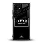 i124q back phone cover | glass case for samsung galaxy s23 ultra