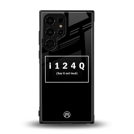 i124q back phone cover | glass case for samsung galaxy s23 ultra