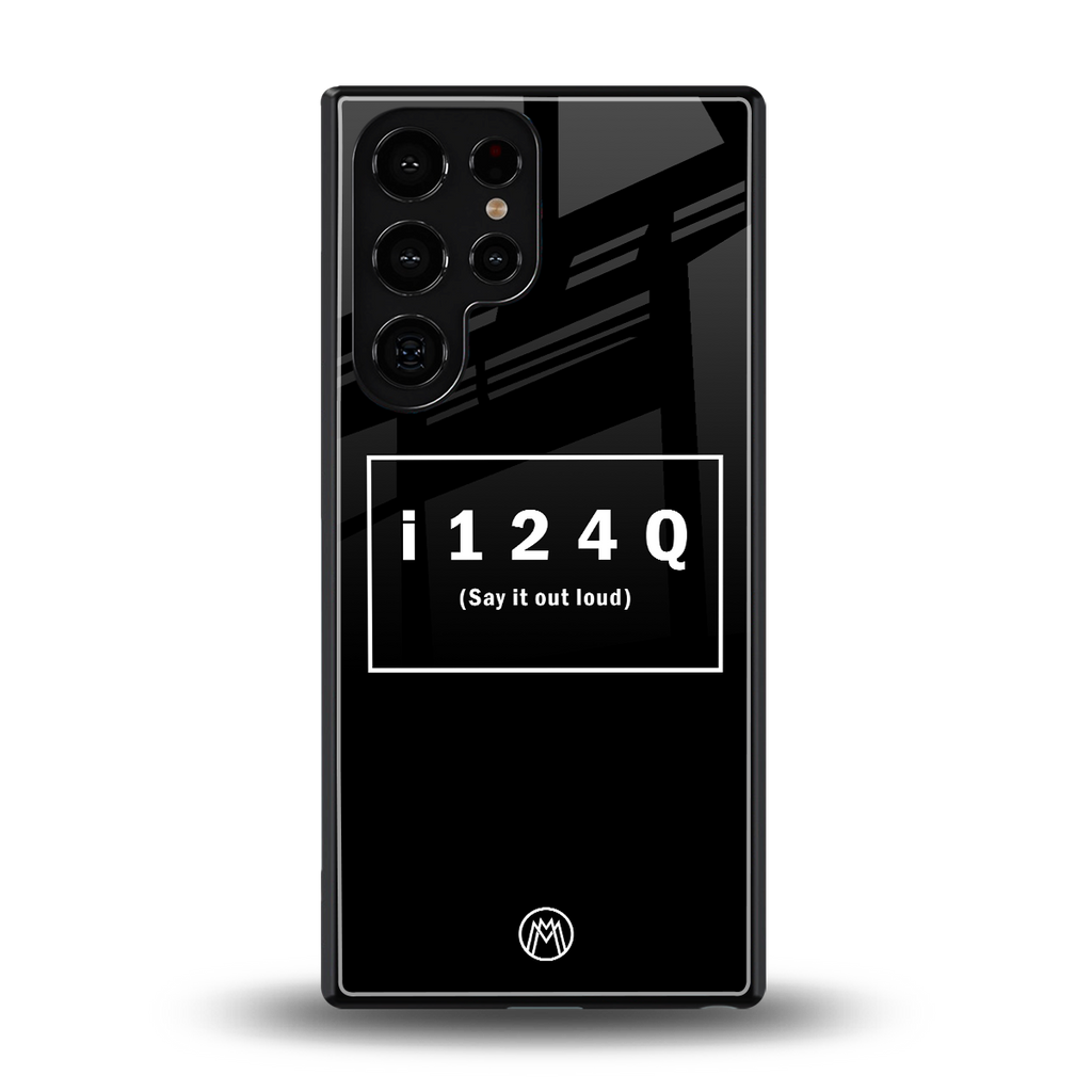 i124q back phone cover | glass case for samsung galaxy s25 ultra