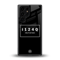 i124q back phone cover | glass case for samsung galaxy s25 ultra