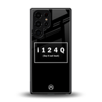 i124q back phone cover | glass case for samsung galaxy s25 ultra
